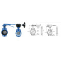 ggg40 manual actuator butterfly valve high temperature